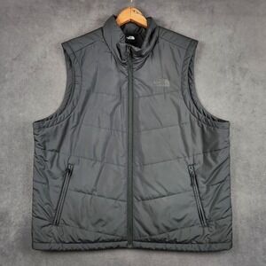 The North Face Junction Insulated Vest Mens XXL Black Full Zip Quilted NF0A5GDD